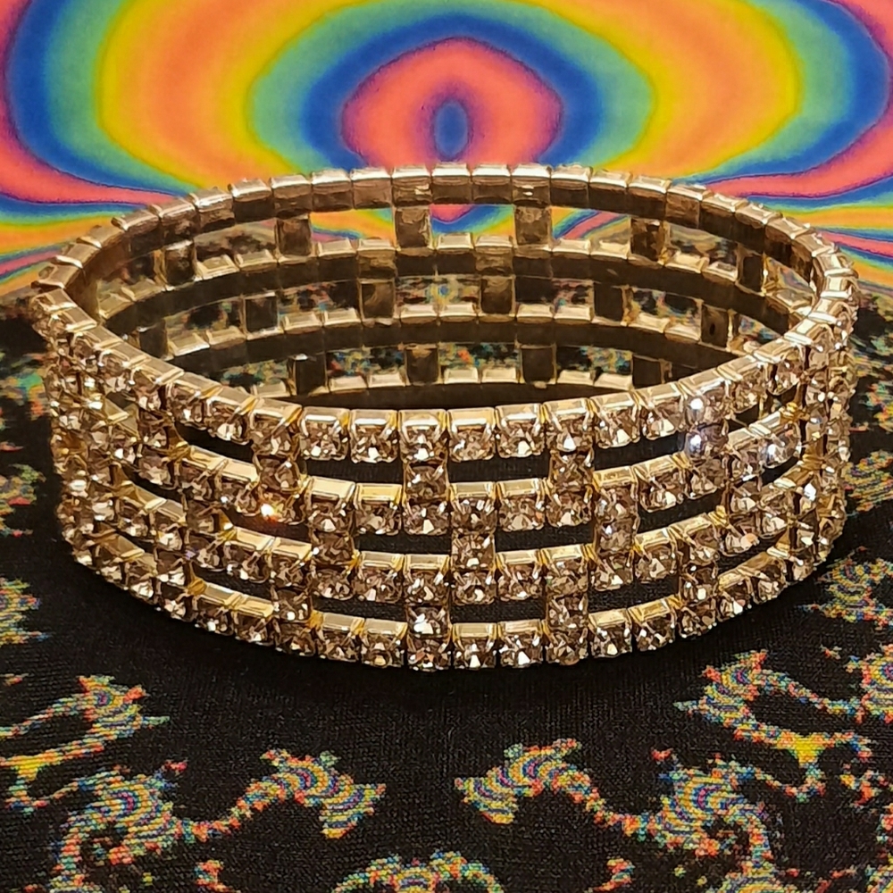 Stretchy Rhinestone Bracelet